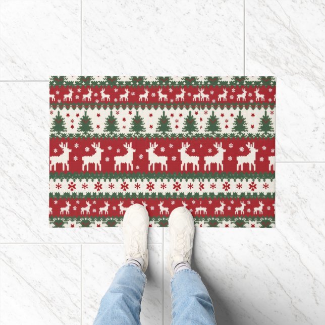 Tapete Reindeer Christmas Doormat (Interior)