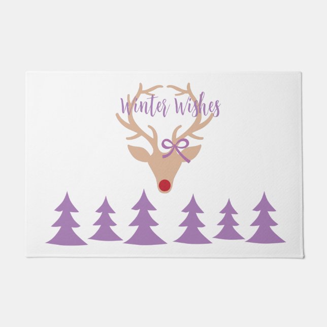 Tapete Reindeer Winter Home Decor (Frente)