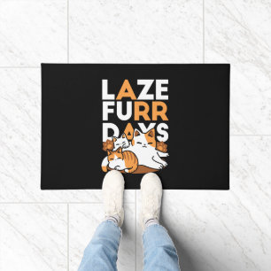 Tapete Relaxando a Arte de Gato - 'Dias de Furo de Lázaro