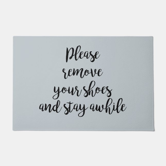 Tapete Remova A Matriz De Chão Do Calçado (Frente)