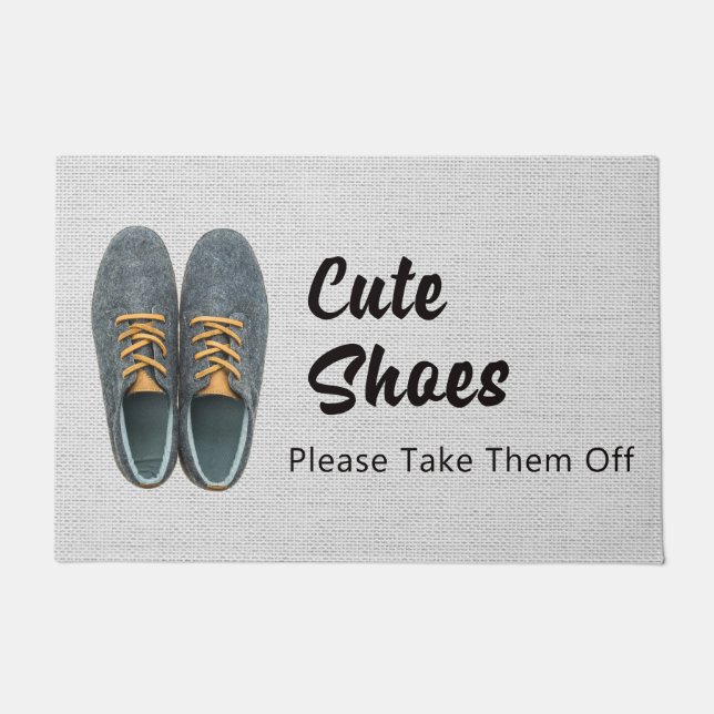 Tapete Remova a porta do Calçado (Frente)