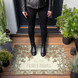 Tapete Rennie Mackintosh Tree & Floral Burnt Orange