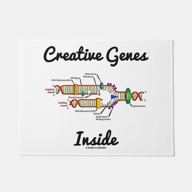 Tapete Replicação de Dentro de DNA do Creative Genes (Frente)