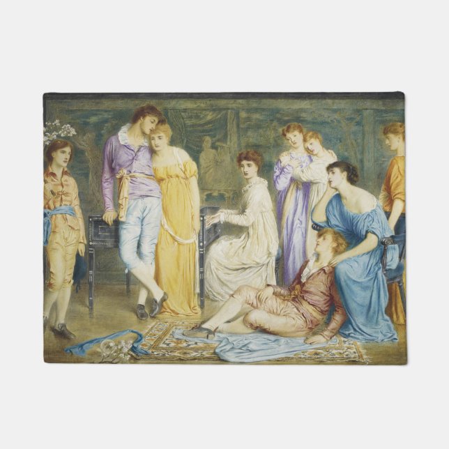 Tapete Reproduzindo um Prelúdio por Bach (Frente)