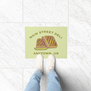 Tapete Restaurante de Deli de Sanduíche de Queijo Cubano 