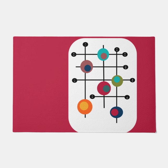 Tapete Retângulo do século médio  (Frente)