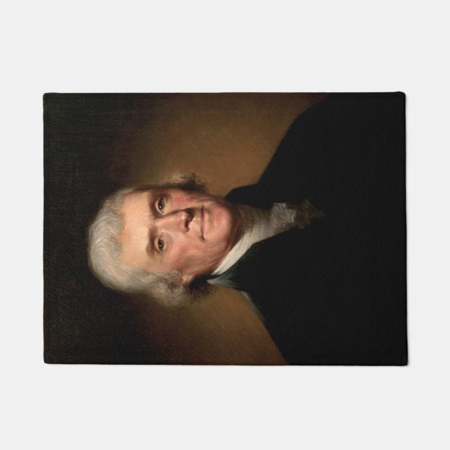 Tapete Retrato de Thomas Jefferson (por Rembrandt Peale) (Frente)