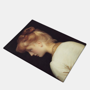 Tapete Retrato feminino de trás (por Frederic Leighton)