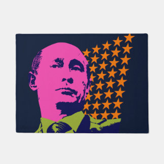 Tapete Retrato Pop Art Rosa de Putin