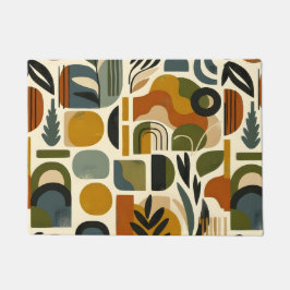 Tapete Retro Botanica Geometrica