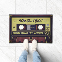 Retro Cassette Pop Art Doormat