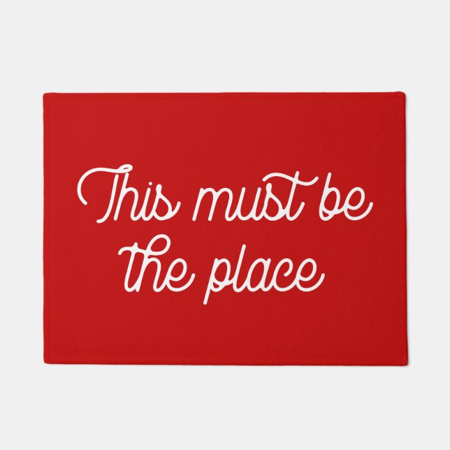 Tapete Retro Este deve ser o lugar (Frente)