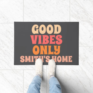 Tapete Retro Good Vibes Only Personalize Name