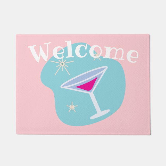 Tapete Retro Martini Welcome Mat (Frente)