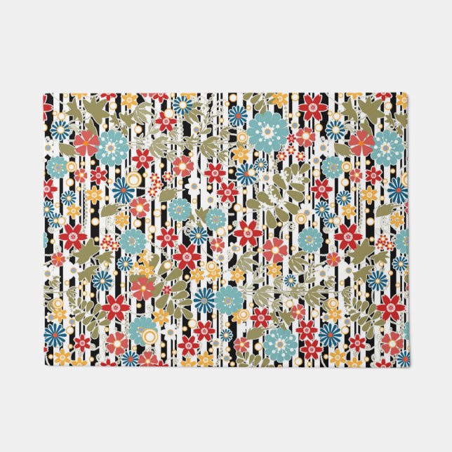 Tapete Retro, retro floral (Frente)