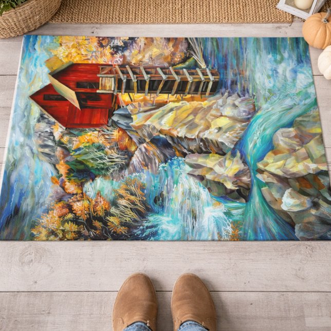 Tapete Rio Colorado Rocky Mountain River Crystal Mill (Criador carregado)