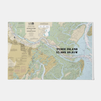 Tapete Rio Savannah e Wassaw Sound - Gráfico náutico