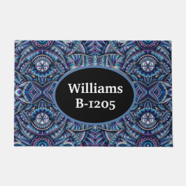 Tapete Risco Azul Personalizado