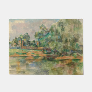 Tapete Riverbank por Paul Cezanne Door Mat