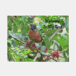 Tapete Robin Americano Personalizado - Porta do Pássaro d