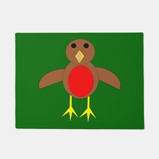 Tapete Robin Door Mat Natal (Frente)