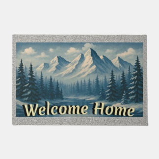 Tapete “ROCKY MOUNTAIN HOME" Indoor/Outdoor Doormat