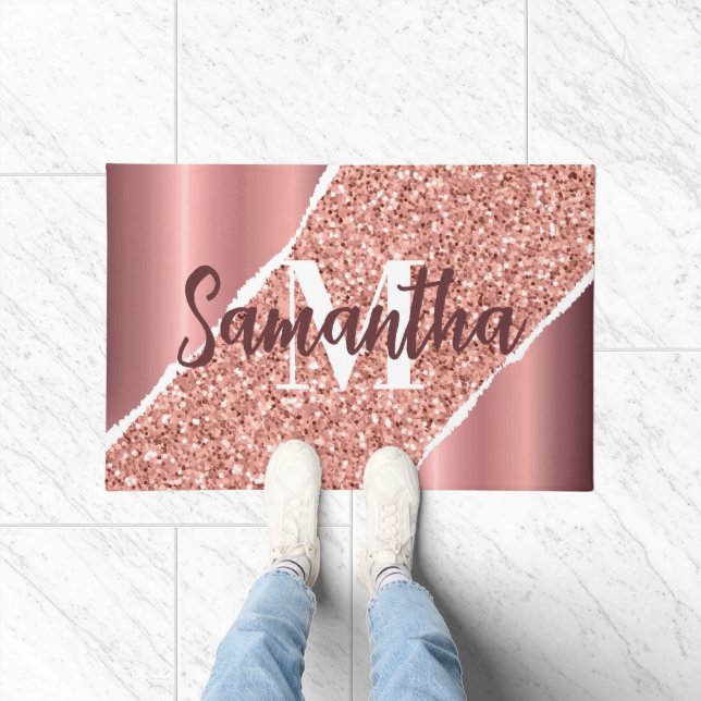 Tapete Rosa Gold Foil Glitter (Interior)