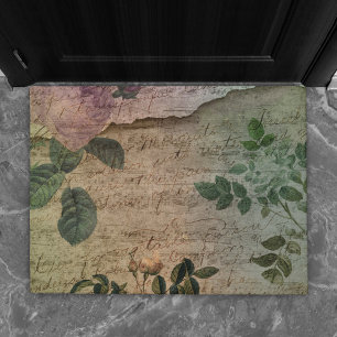 Tapete Rosa Steampunk   Vintage Grunge Torn Paper