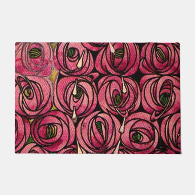 Tapete Rosas, pintura de Charles Mackintosh, (Frente)