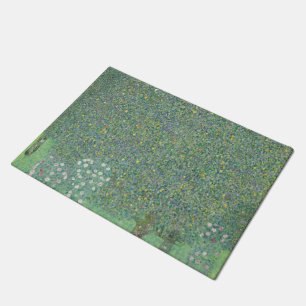 Tapete Rosebushes debaixo das árvores - Gustav Klimt