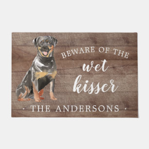 Tapete Rottweiler Cachorro Personalizado Mata