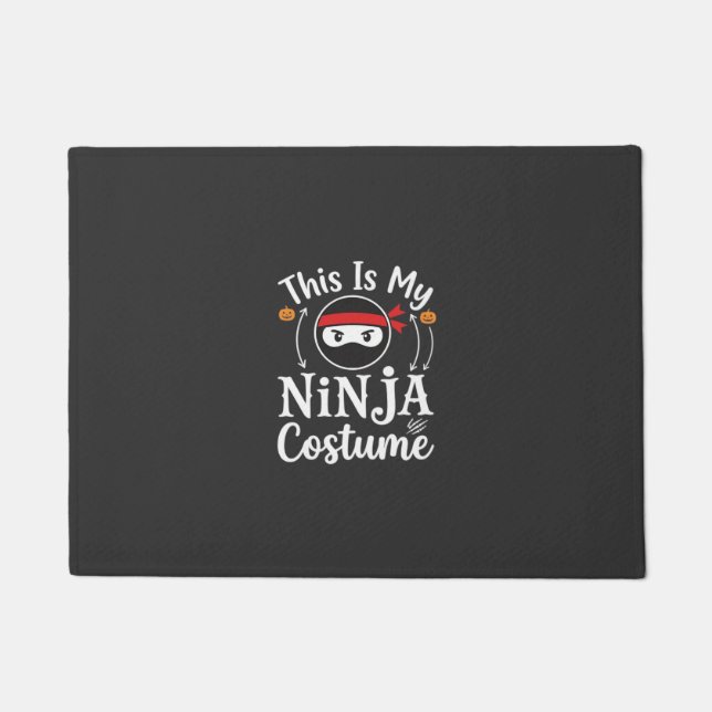 Tapete Roupa de Ninja Engraçada Design de Halloween_1 (Frente)