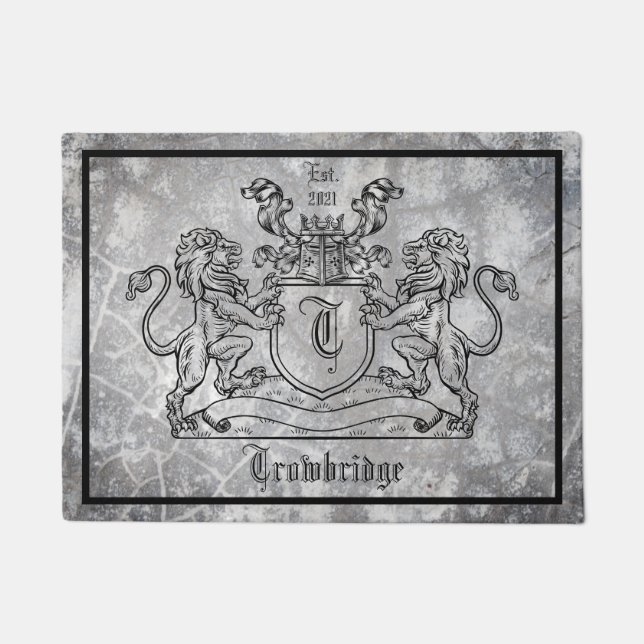Tapete Royal Lions Crest Door Mat (Frente)