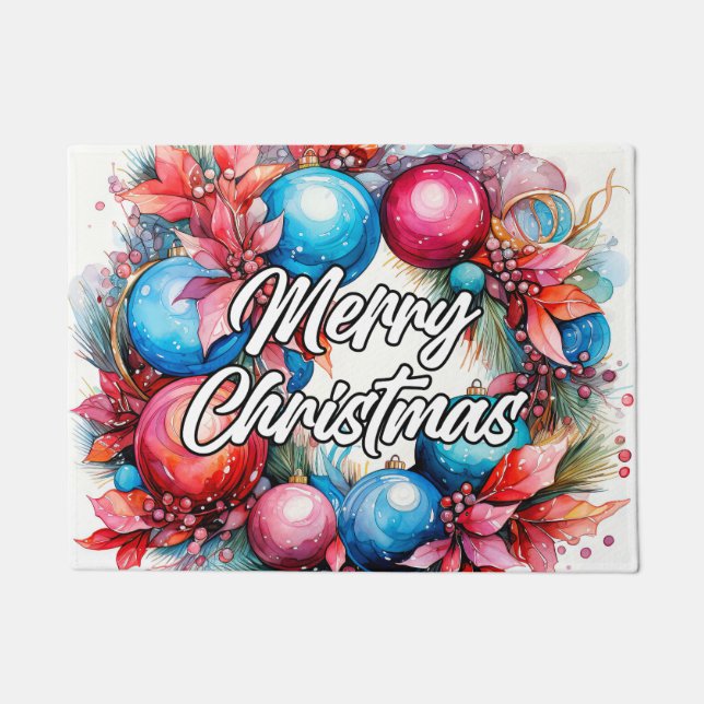 Tapete Rua Decorânea de Natal | Feriados felizes (Frente)