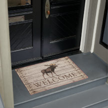 Rustic Nail Eprod Wood Walking Moose Welcome