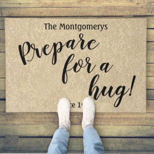 Tapete Rustic Personalized Name Fun "Prepare-Se Para Um A