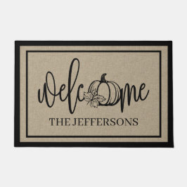 Tapete Rustic Pumpkin Charm Welcome