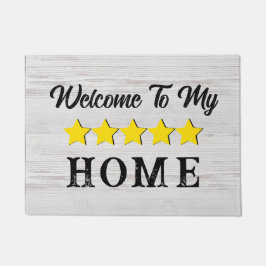 Tapete Rustic Wood Grain Bem-Vindo À Minha Casa Das Cinco