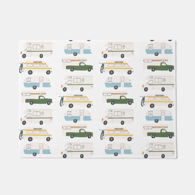 Tapete RV Campervan vanlife Motorhome Trailer PERSONALIZA (Frente)