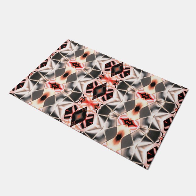 Tapete Sabor claro a escuro, salmão avermelhado para cinz (Inclinado)