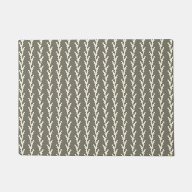 Tapete Sage Green Jagged Stripes   (Frente)