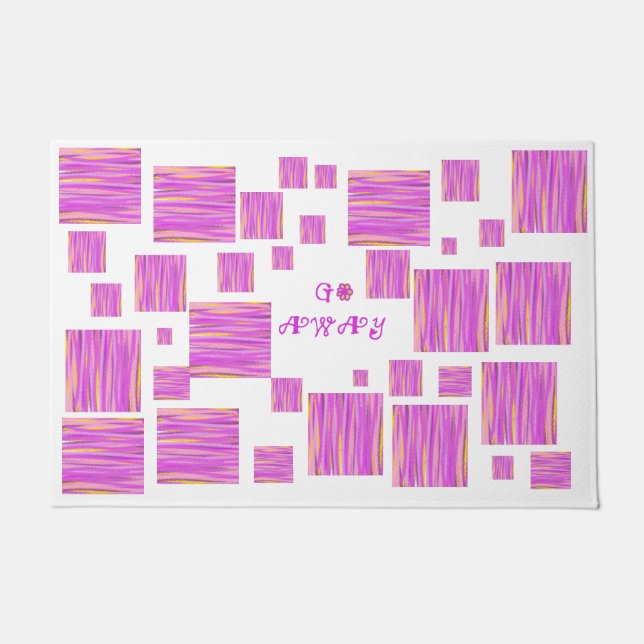 Tapete Saia da porta frontal A porta bate no exterior, pe (Frente)