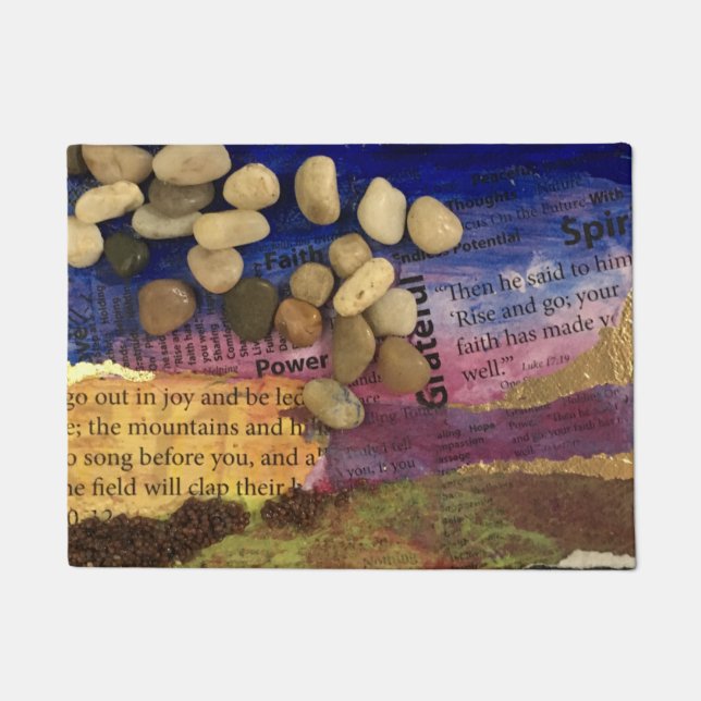 Tapete Saia na Joy Welcome Mat (Frente)