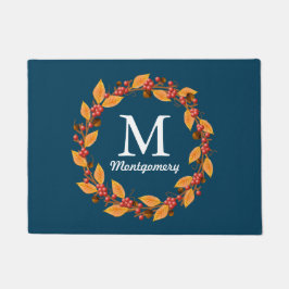 Tapete Saída de terra de colheita e berries vermelhos