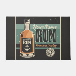 Tapete Sailor Personalizado Rum Liquor Bottle Sign
