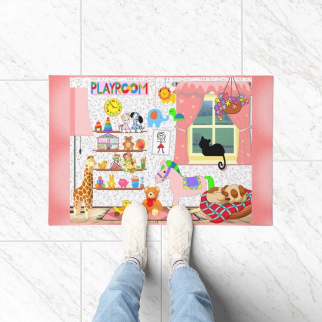 Tapete Sala de Reprodução da Menina (Interior)