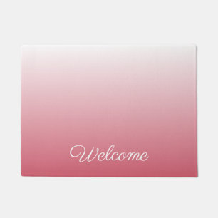 Tapete Salmão-verde-preto personalizado, cor-de-rosa