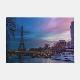 Tapete Salto de sol sobre torre Eiffel - Paris, França,