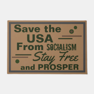 Tapete Salve a América do Socialismo Fique Livre e Prosp