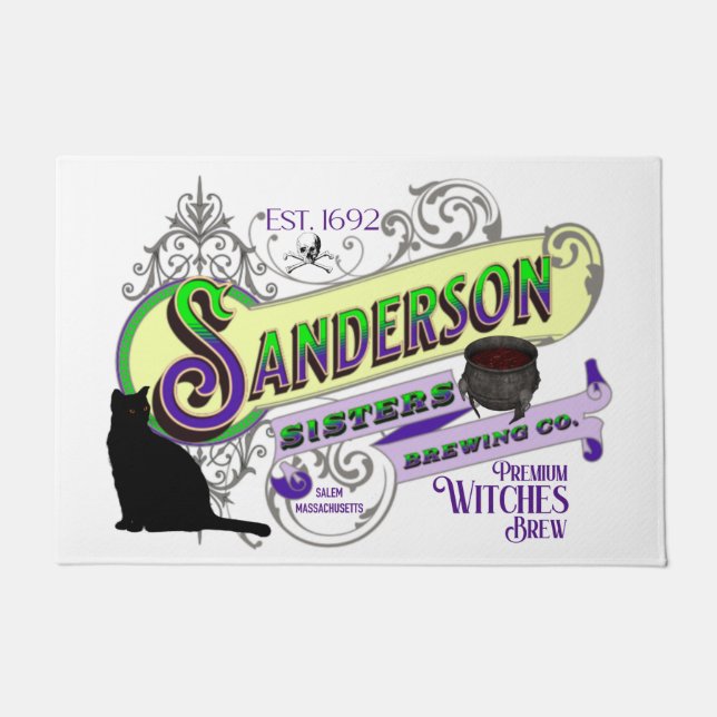 Tapete Sanderson Sisters Brewing Co. Doormat (Frente)